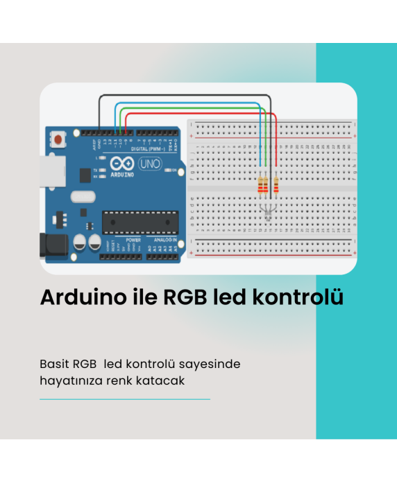 Adana arduino RGB led kullanımı